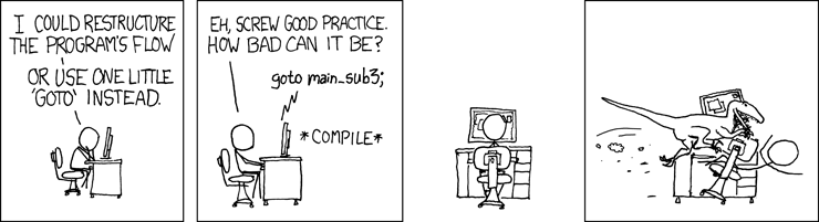GOTO xkcd comic